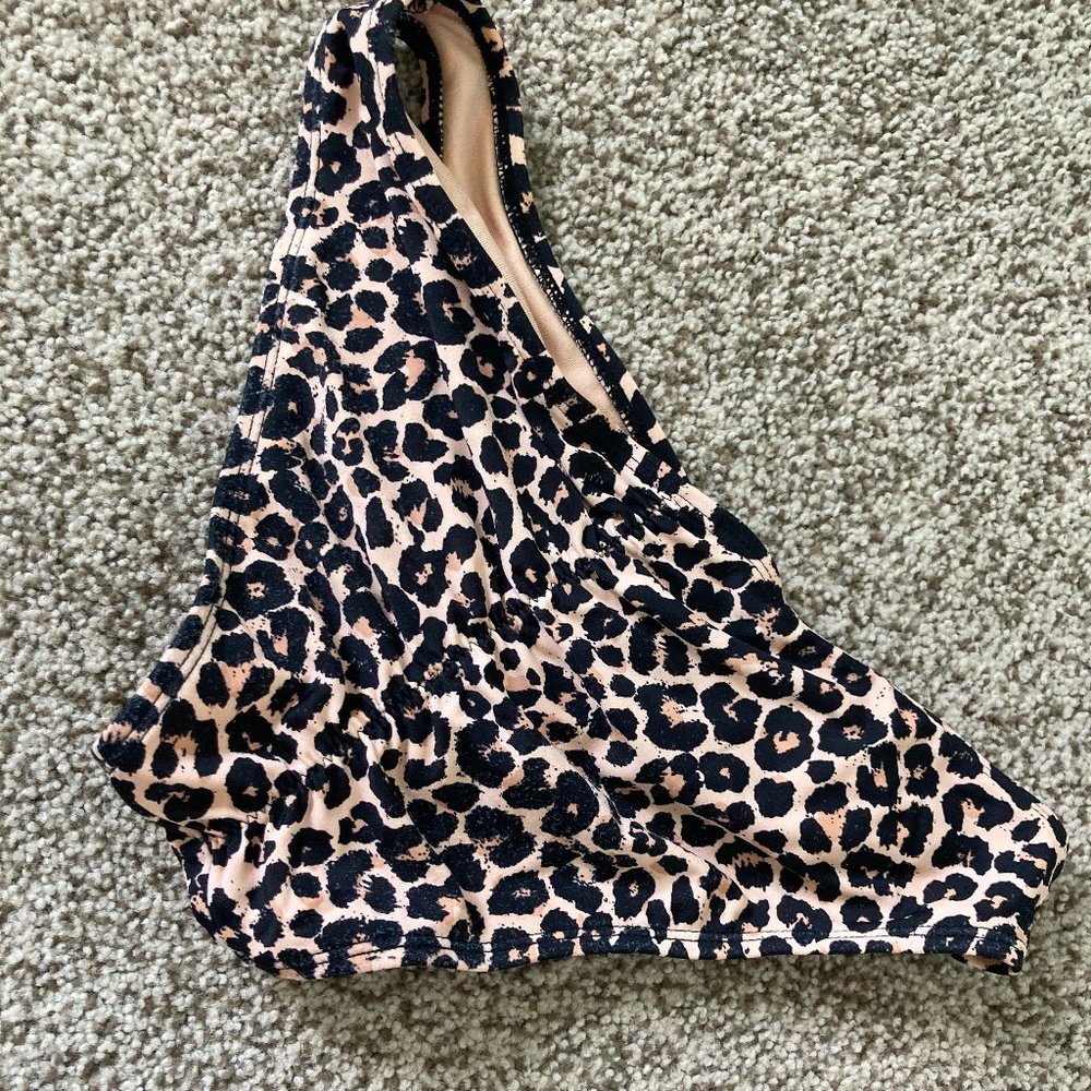 Cheetah Print Scrunch Butt Bikini Bottoms